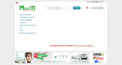 Desktop Screenshot of maxfit.pt