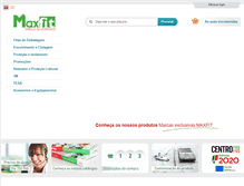 Tablet Screenshot of maxfit.pt